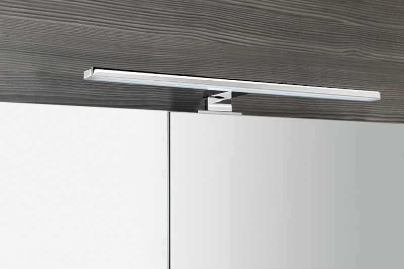 MIRRÓ galerka s LED osvětlením, 80x70x16cm, dub alabama MC080-0022