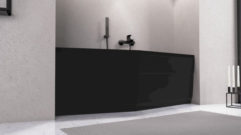 TIGRA L 170 panel čelní, černá mat 90312.21