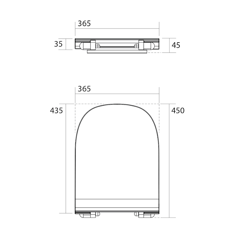 FLO WC sedátko, SLIM, Soft Close, bílá 319101N