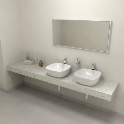 TAILOR rockstone deska 240x50 cm, provedení límce R TR240R
