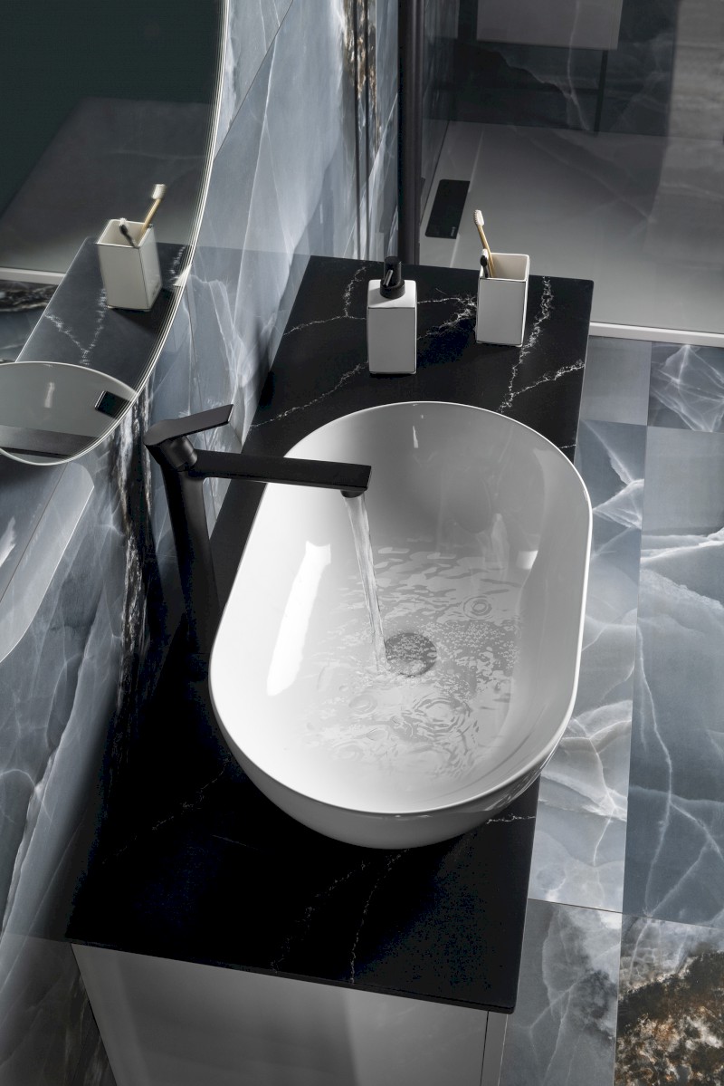 PURA keramické umyvadlo na desku 60x37cm, bílá ExtraGlaze 883411