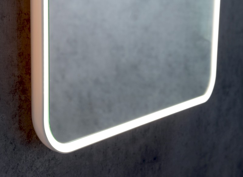 FLOAT zrcadlo s LED podsvícením 50x70cm, bílá 22571