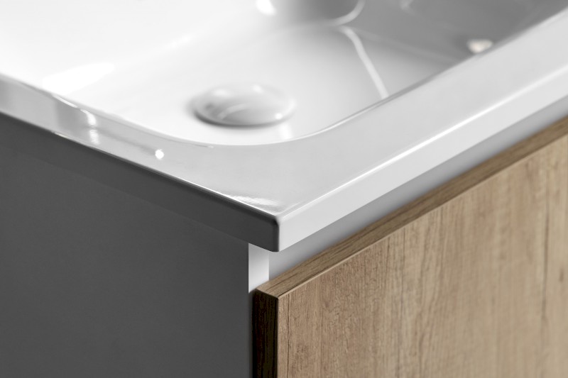 ARECA umyvadlo, litý mramor, 81x51,5cm, bílá AC081