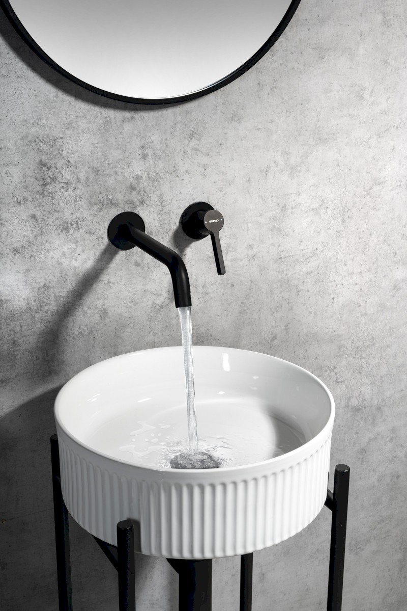 PICOBELLO keramické umyvadlo na desku Ø 37cm, bílá AR484