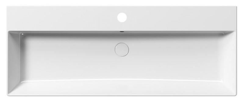 KUBE X keramické umyvadlo 120x47cm, bílá ExtraGlaze 9424111