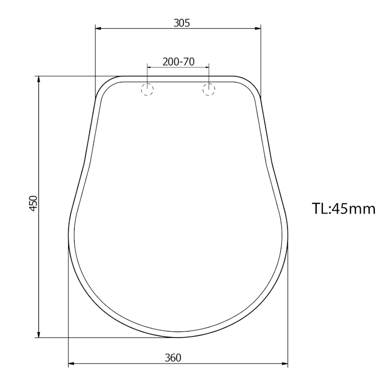 RETRO WC sedátko, ořech/chrom 109040