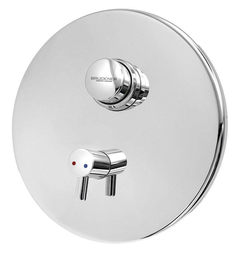 TEMPOR samouzavírací podomítkový sprchový ventil s regulací teploty, chrom 937.141.1