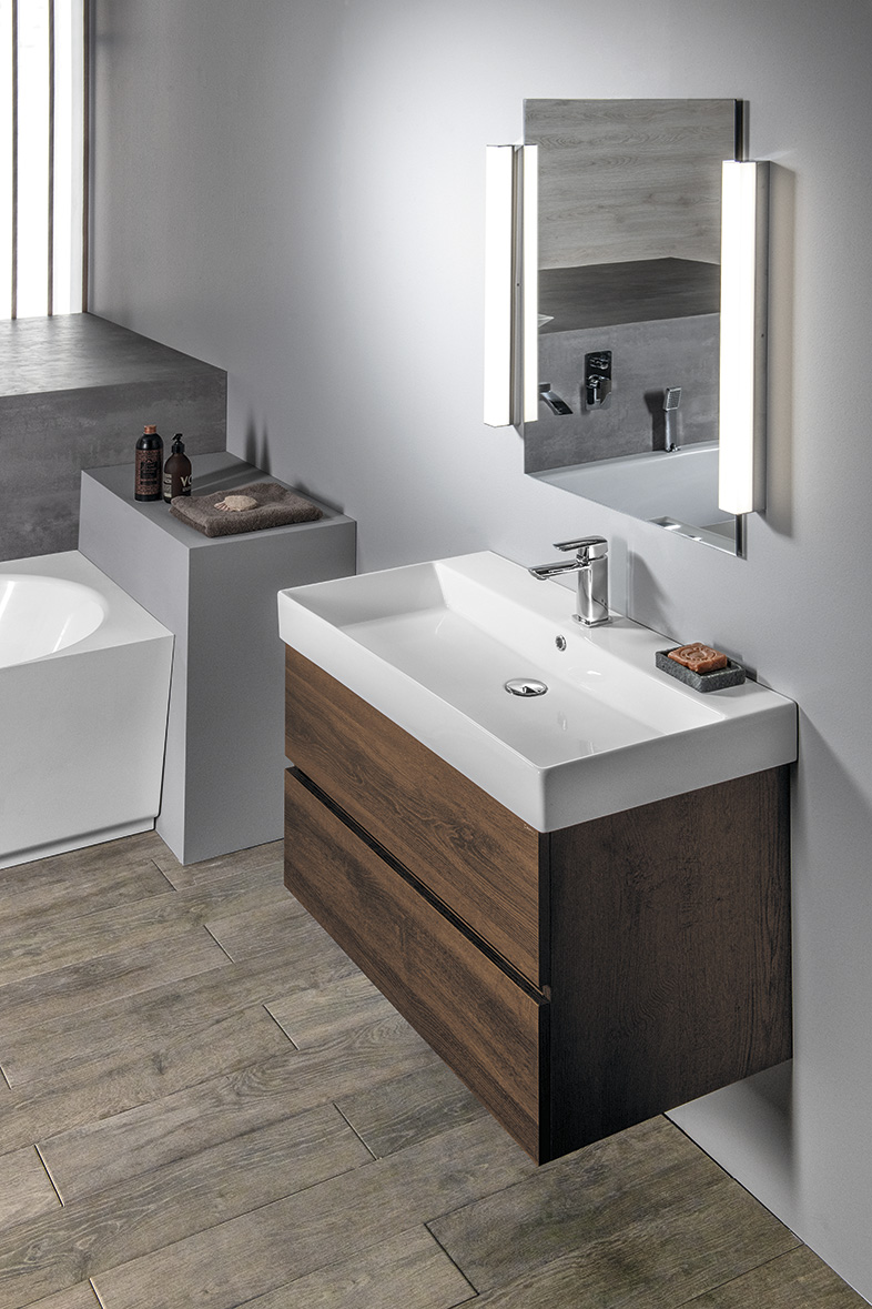 ODETTA umyvadlová skříňka 67x50x43,5cm, borovice rustik DT070-1616