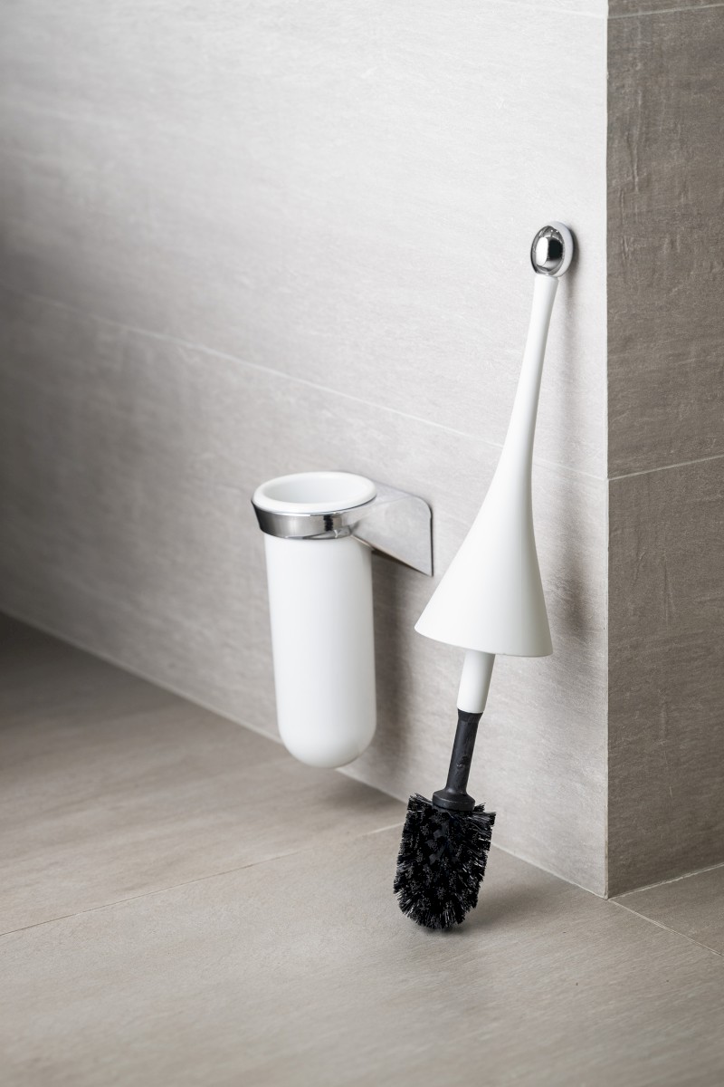 COLORED WC štětka závěsná, ABS, Soft Touch, bílá A65801BI