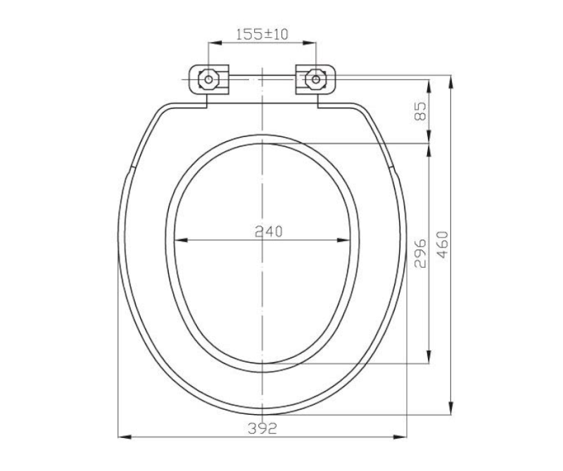 HELENA WC sedátko, bílá 3550