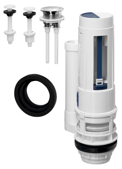 Vypouštěcí ventil, dual tlačítko, chrom VPX002