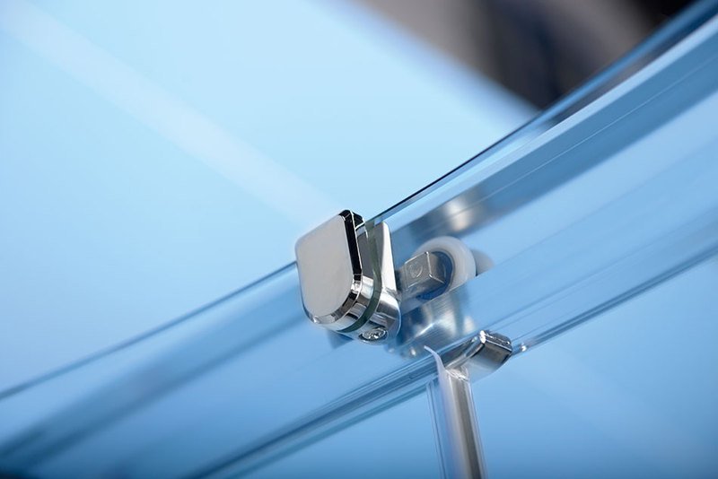 EASY čtvrtkruhová sprchová zástěna 800x800mm, L/R, čiré sklo EL2515