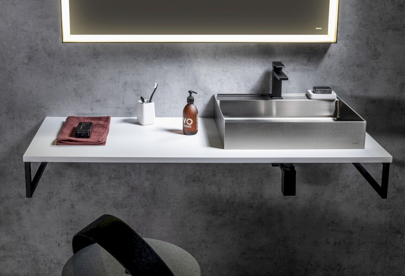 PLATO deska Rockstone 2400x24x500mm, bílá mat PL240-0101