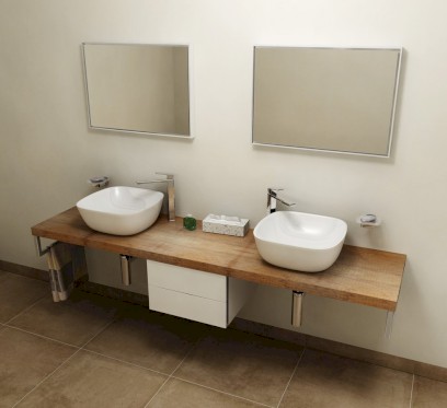 AVICE deska pod umyvadlo 220x50cm, tl.5cm, old wood AV228