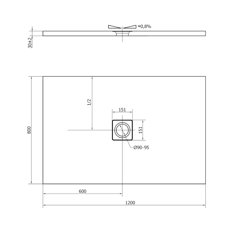FLEXIA vanička z litého mramoru s možností úpravy rozměru, 120x80cm, béžová mat 77922.81