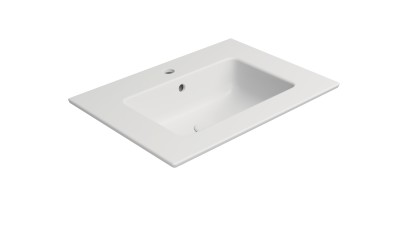 PURA keramické umyvadlo Slim 62x46cm, bílá mat 8884109