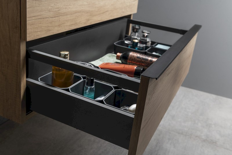 SITIA umyvadlová skříňka 75,6x50x44,2cm, 2xzásuvka, borovice rustik SI080-1616