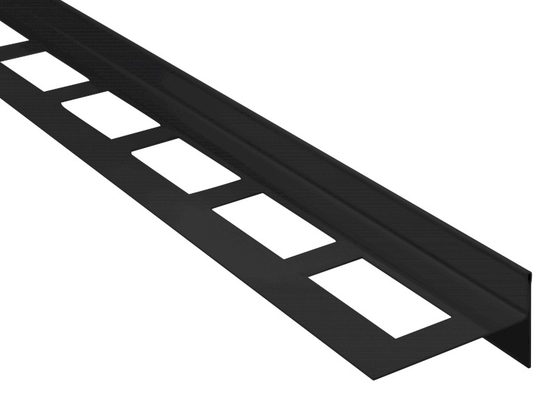 Spádová lišta, pravá, výška 10mm, délka 1000mm, černá mat SPD10B-P