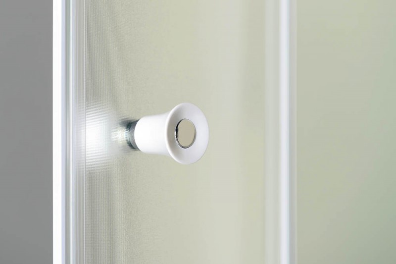 AMADEO posuvné sprchové dveře 1100 mm, sklo BRICK BTS110