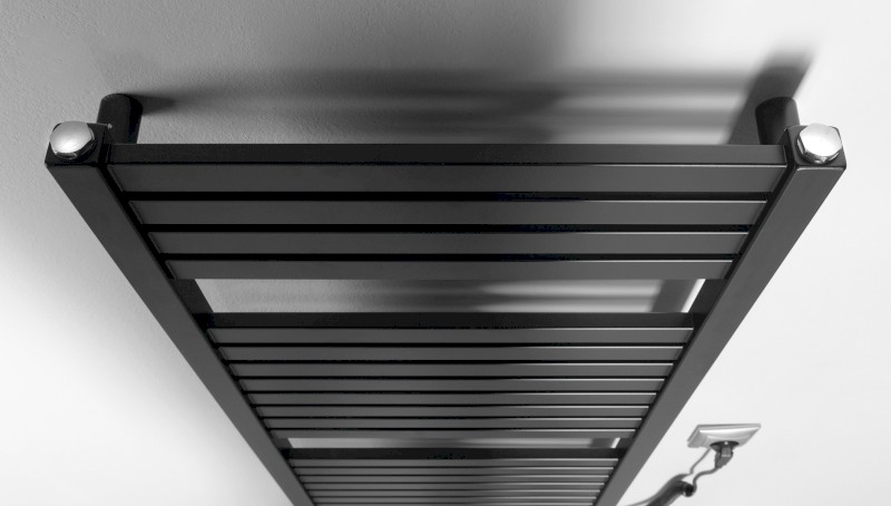 TONDI-E elektrické otopné těleso rovné 450x970 mm, 300 W, černá mat DE456T