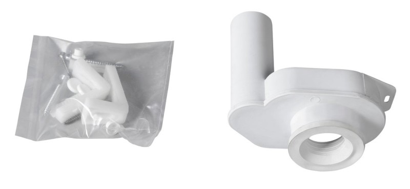 PURITY urinál se zakrytým přívodem vody, 38x53,5cm 10PL92002