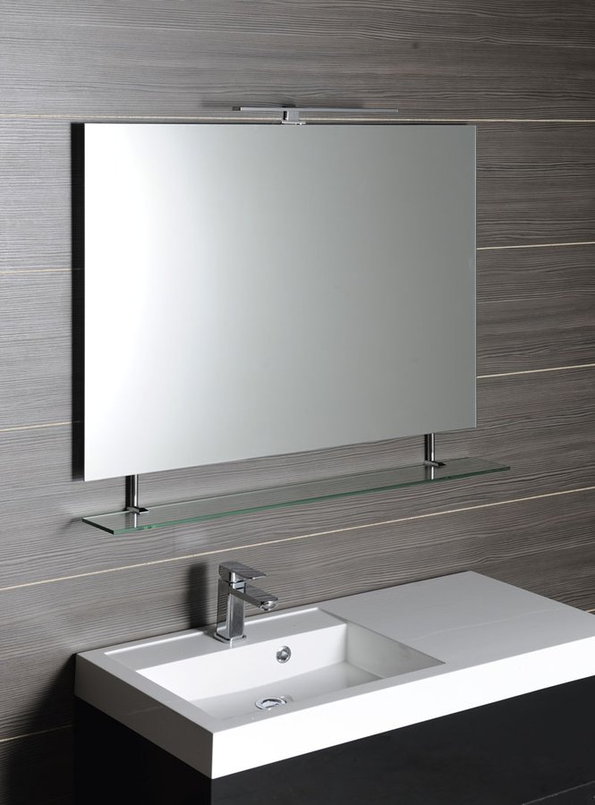 WEGA zrcadlo s policí 100x80cm 60092