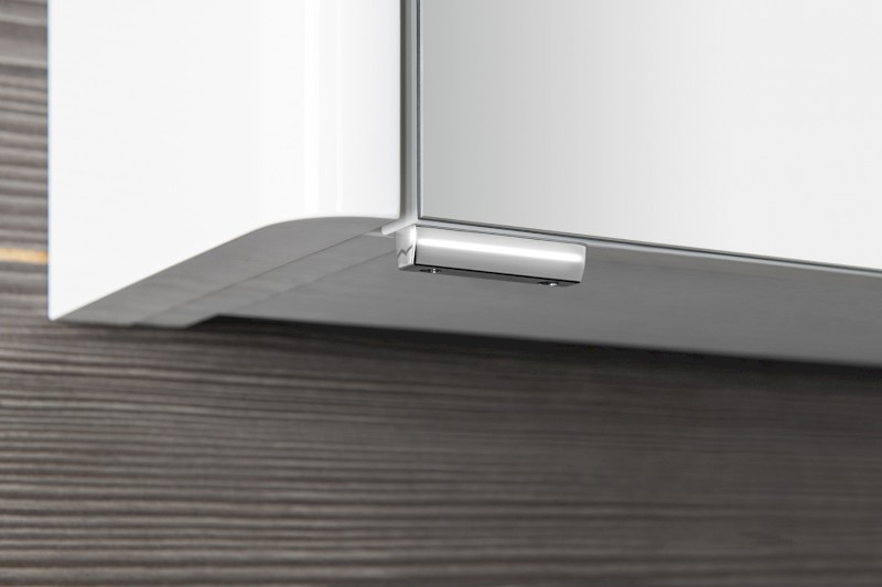 LUCIE galerka s LED osvětlením, 65x70x17cm, bílá LU065-0030