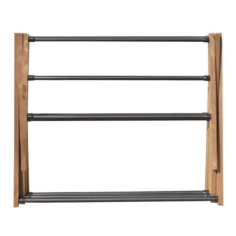 CIKCAK skládací stojan na ručníky 73x97x39 cm, jasan SP621