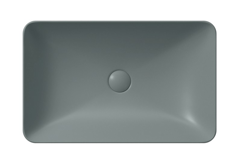 PURA keramické umyvadlo na desku 60x38cm, agave mat 883704