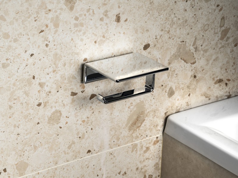 IL GIGLIO držák toaletního papíru s poličkou, chrom A92513