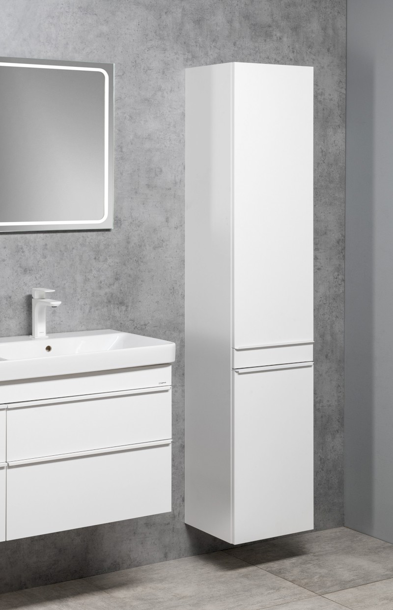 SITIA skříňka vysoká 35x172x32cm, 2x dvířka, levá/pravá, bílá mat SI230-3131