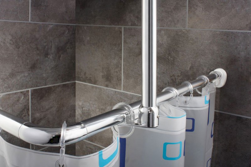 Rohová univerzální sprchová tyč, chrom 59500