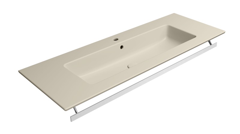 PURA keramické umyvadlo Slim 122x46cm, creta mat 8887108