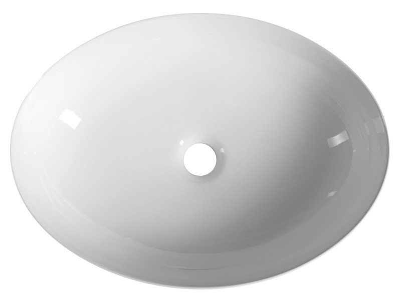 Keramické umyvadlo na desku 50,5x37 cm, bílá 50361