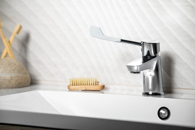 LEA stojánková umyvadlová baterie, lékařská páka, chrom LE002