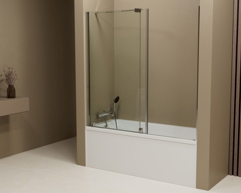 ROLLS vanová zástěna 1200x1500mm, čiré sklo BS-R120