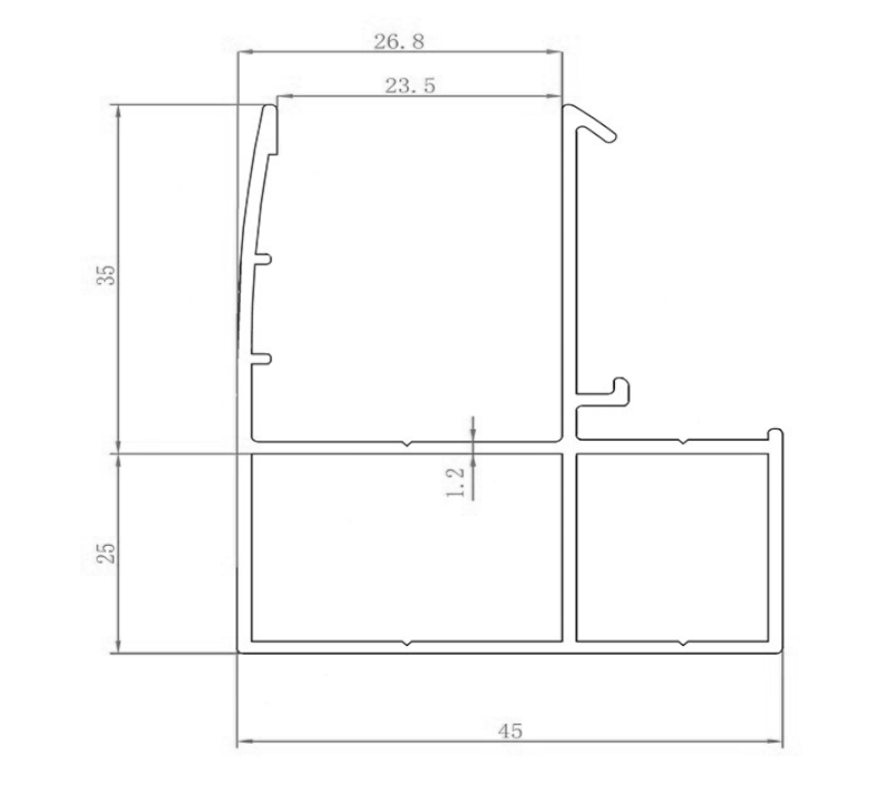 ONE, LEGRO nastavovací profil GOL25