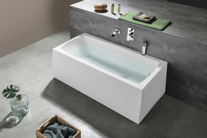 LILY obdélníková vana 140x70x39cm, bílá 72201