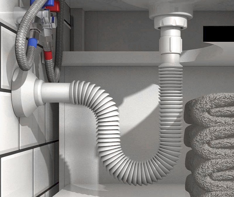 Flexi dopojení s plastovou převlečnou matkou 5/4