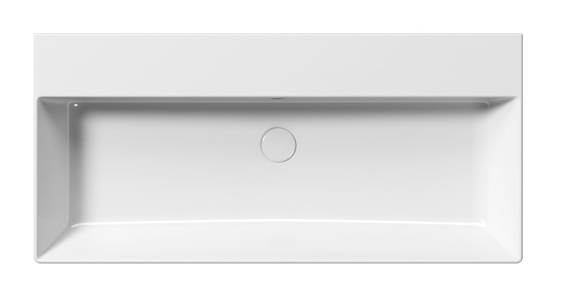 KUBE X keramické umyvadlo 100x47cm, bez otvoru, bílá ExtraGlaze 9423011