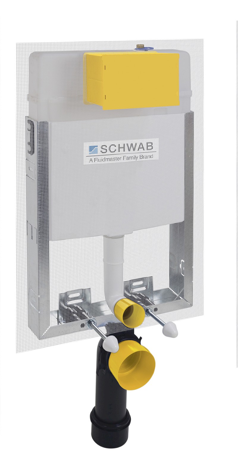 SCHWAB SET WC 199 podomítková nádržka pro zazdění 3/6l, DN110mm T02-0112-0250