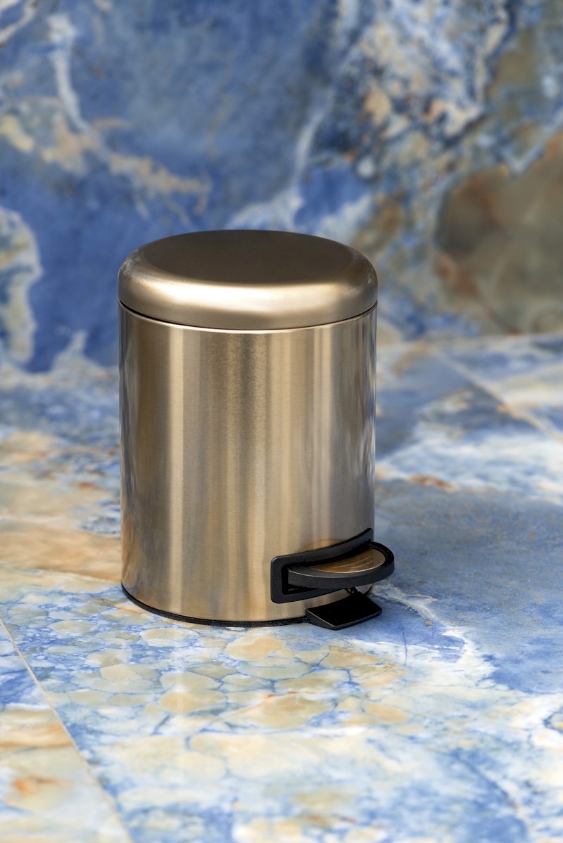POTTY odpadkový koš 5l, Soft Close, zlato mat 330987