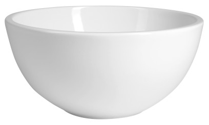 MOON keramické umyvadlo na desku vysoké, průměr 43cm, bílá 3112-KL