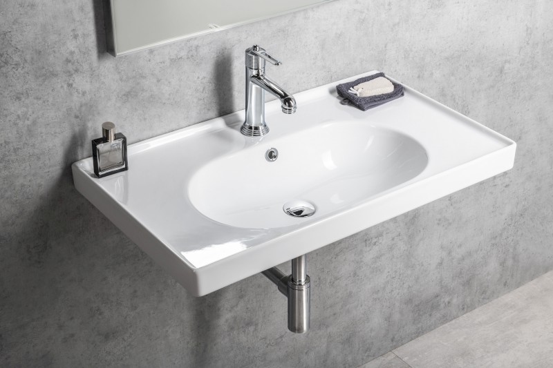 BRAND keramické umyvadlo 80x45cm, bílá TU0422