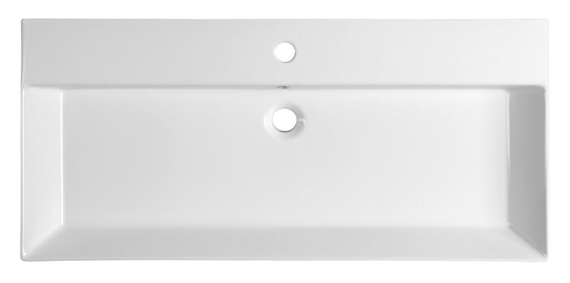 KARE 100 keramické umyvadlo nábytkové 98x46cm, bílá 17100