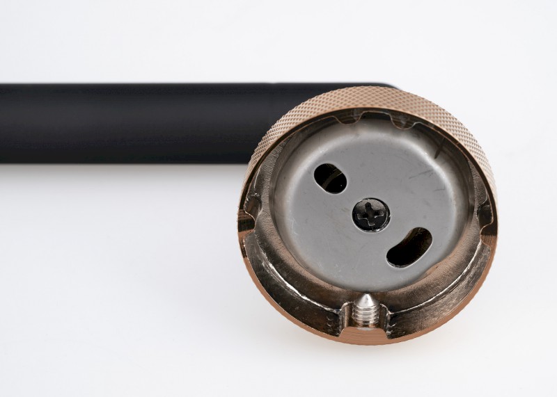 LARISSA držák ručníků 300mm, černá/měď mat WS009BC