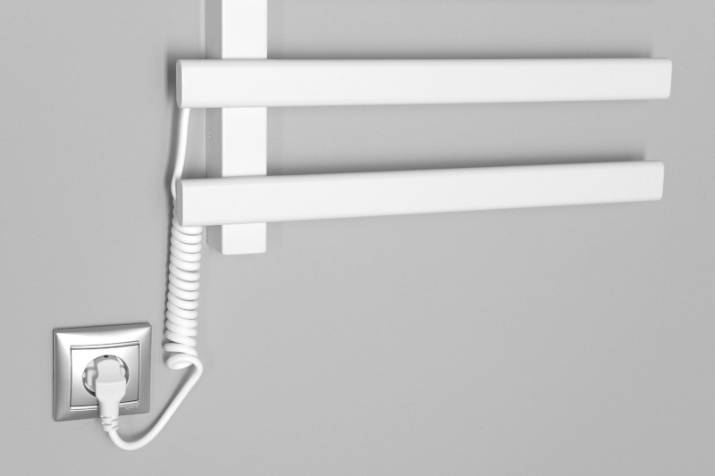 ELCOR elektrický sušák ručníků 480x920x50 mm, 128 W, bílá mat EB450