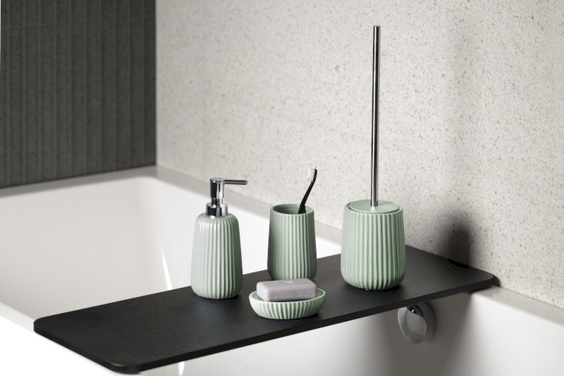 MARIKA WC štětka na postavení, zelená MK3307