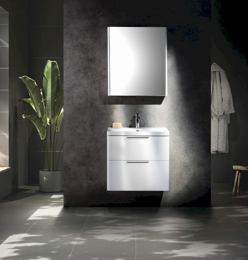 DENEB galerka 60x70x18cm, bílá mat DN060