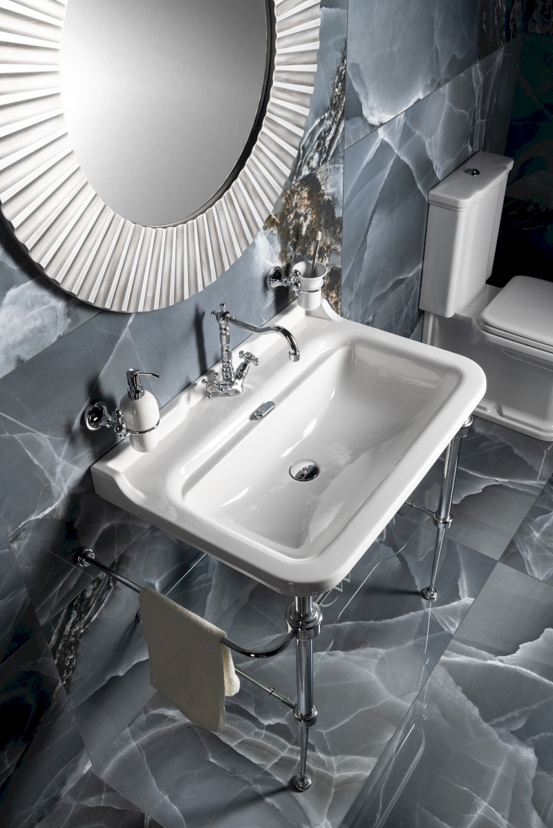 WALDORF keramické umyvadlo 80x55cm, bílá 4141K1